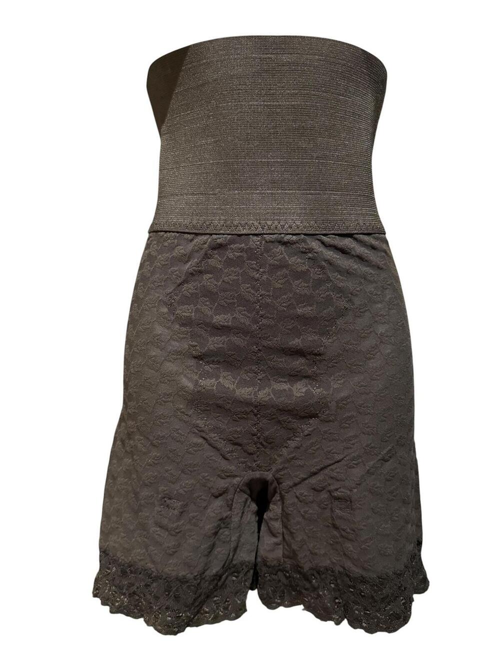 Vintage High Waist Shaping Shorts with Lace Trim